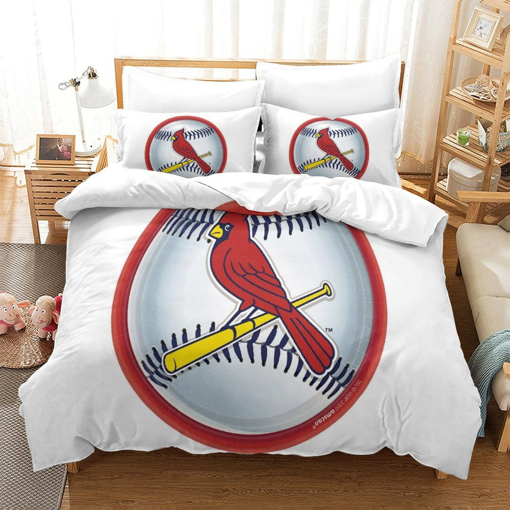St. Louis Cardinals Bedding Set Quilt Cover Without Filler