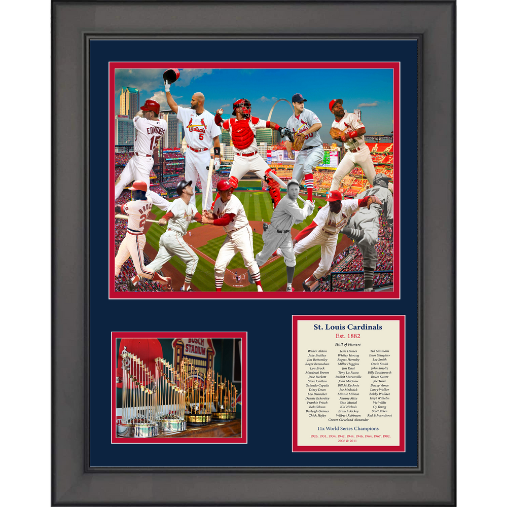 Framed All-Time Greats Legends 11"x14" Baseball Three Photo Collage (ONLINE ORDER ONLY)