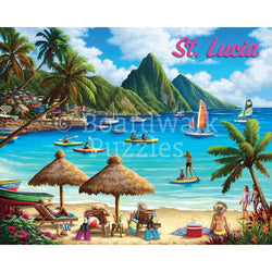 St. Lucia 500 Piece Jigsaw Puzzle Boardwalk (ONLINE ORDER ONLY)