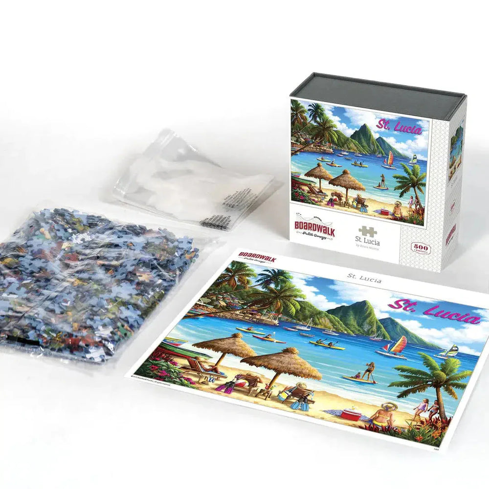 St. Lucia 500 Piece Jigsaw Puzzle Boardwalk (ONLINE ORDER ONLY)