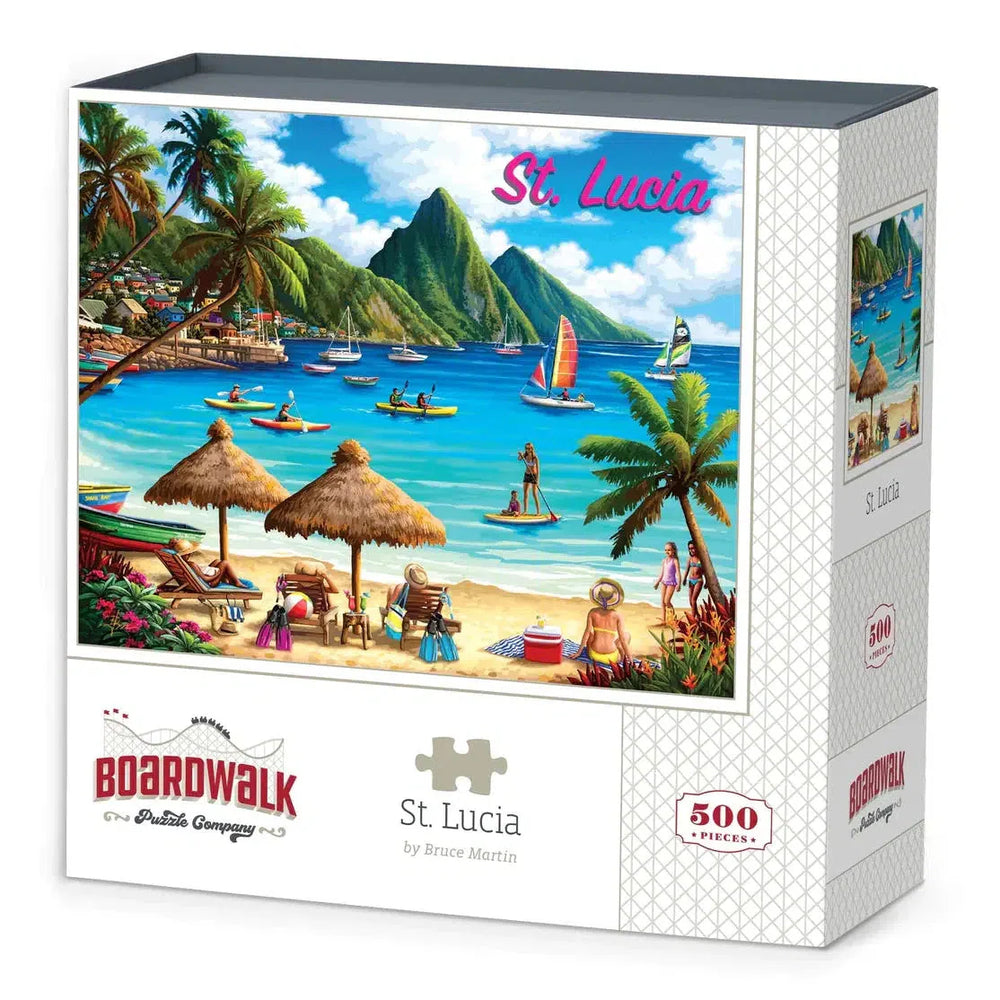St. Lucia 500 Piece Jigsaw Puzzle Boardwalk (ONLINE ORDER ONLY)