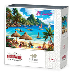 St. Lucia 500 Piece Jigsaw Puzzle Boardwalk (ONLINE ORDER ONLY)