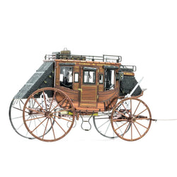 Stagecoach Wild West 3D Steel Model Kit Metal Earth (ONLINE ORDER ONLY)