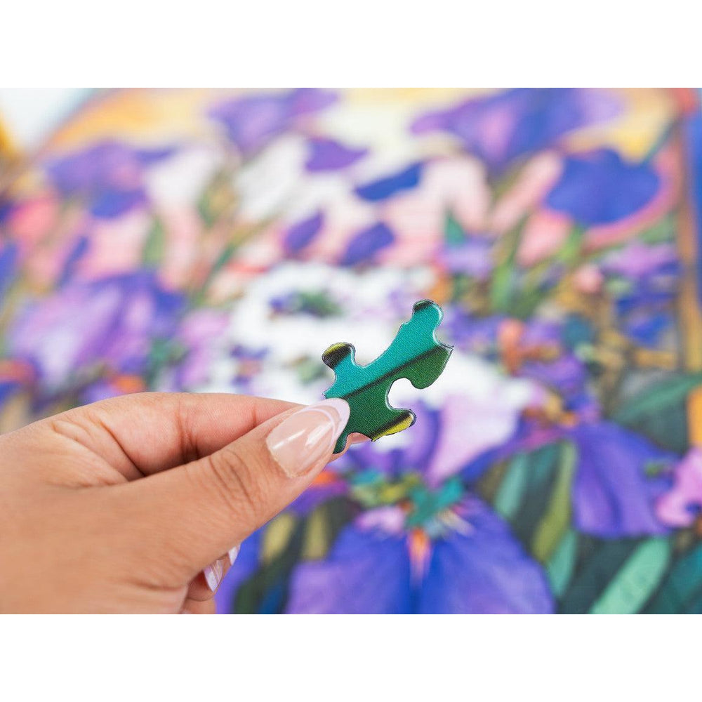 Stain Glass Iris 500 Piece Jigsaw Puzzle Springbok (ONLINE ORDER ONLY)