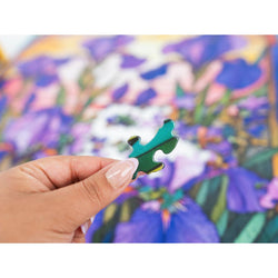 Stain Glass Iris 500 Piece Jigsaw Puzzle Springbok (ONLINE ORDER ONLY)