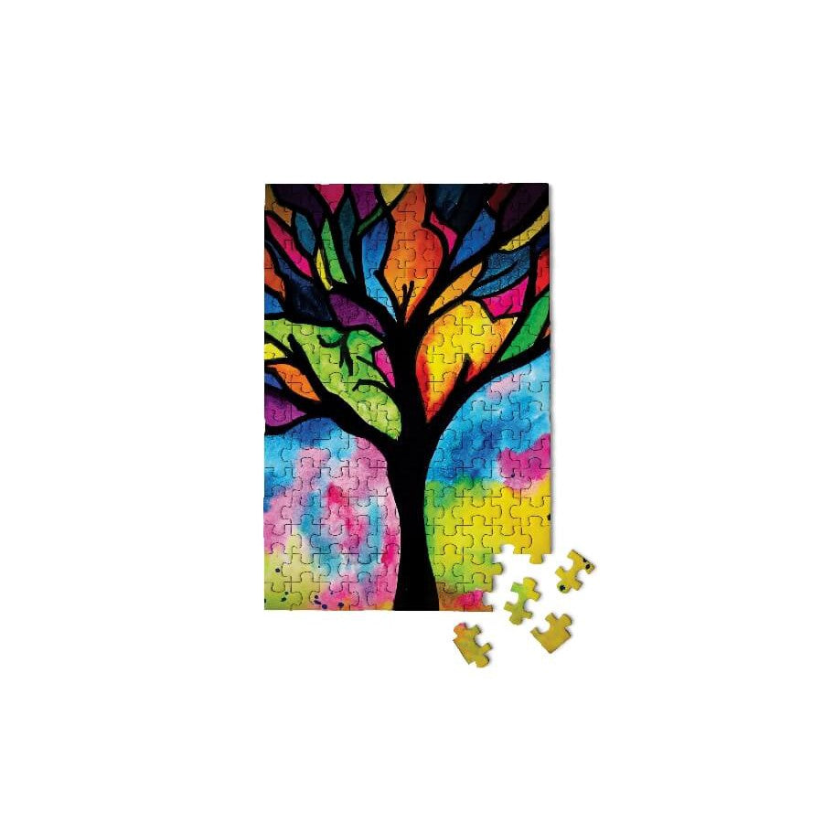Stained Glass Tree 150 Piece Mini Jigsaw Puzzle Micro Puzzles (ONLINE ORDER ONLY)