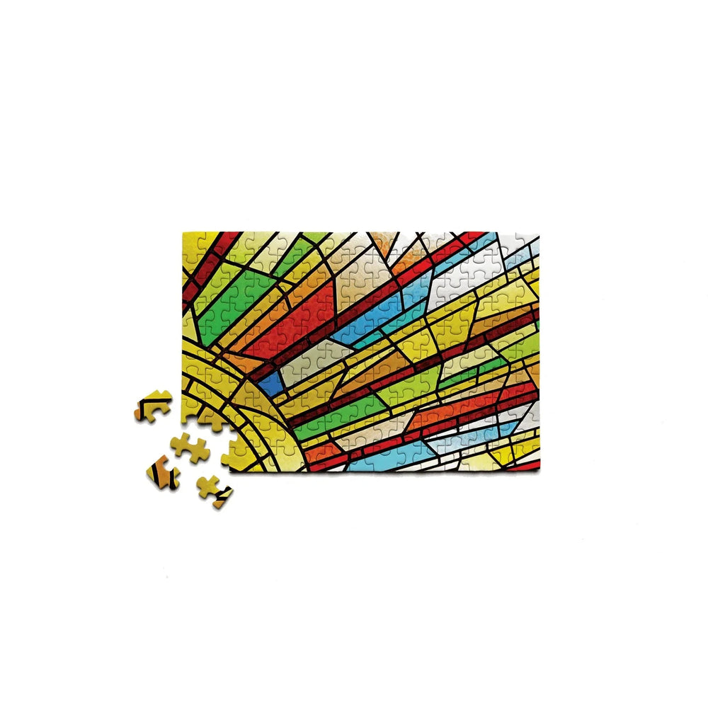 Stained Glass Window 150 Piece Mini Jigsaw Puzzle Micro Puzzles (ONLINE ORDER ONLY)