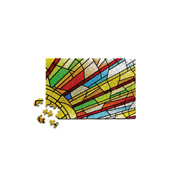 Stained Glass Window 150 Piece Mini Jigsaw Puzzle Micro Puzzles (ONLINE ORDER ONLY)