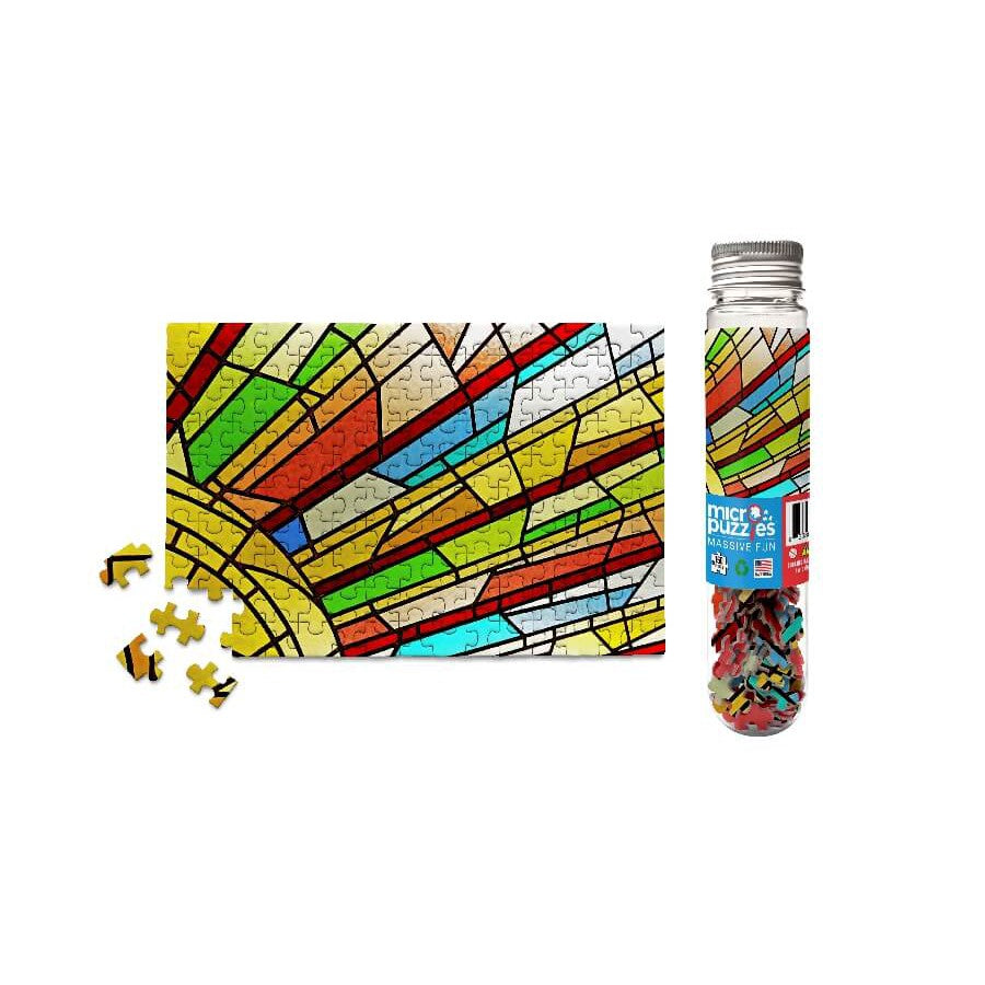 Stained Glass Window 150 Piece Mini Jigsaw Puzzle Micro Puzzles (ONLINE ORDER ONLY)