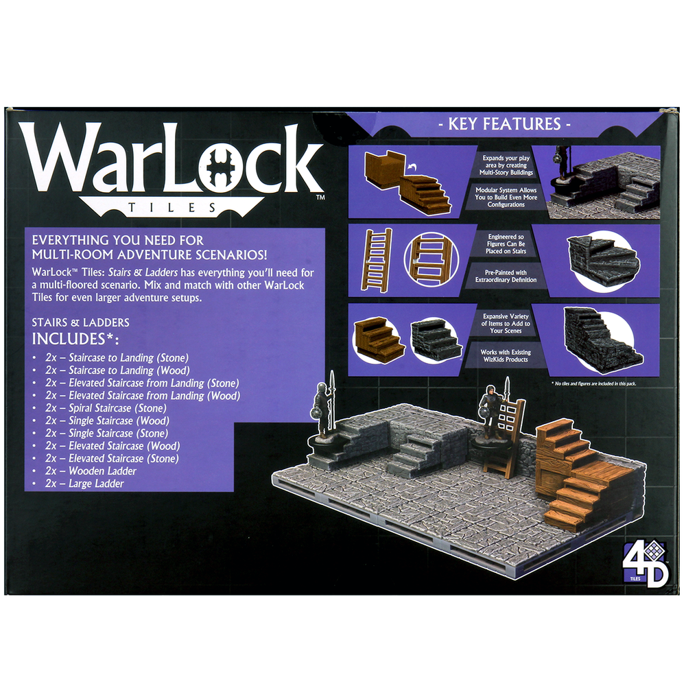 WarLock Tiles: Stairs & Ladders (ONLINE ORDER ONLY)