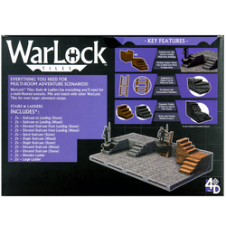 WarLock Tiles: Stairs & Ladders (ONLINE ORDER ONLY)