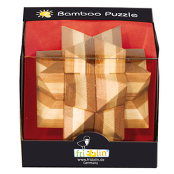 Star 3D Bamboo Puzzle Fridolin (ONLINE ORDER ONLY)