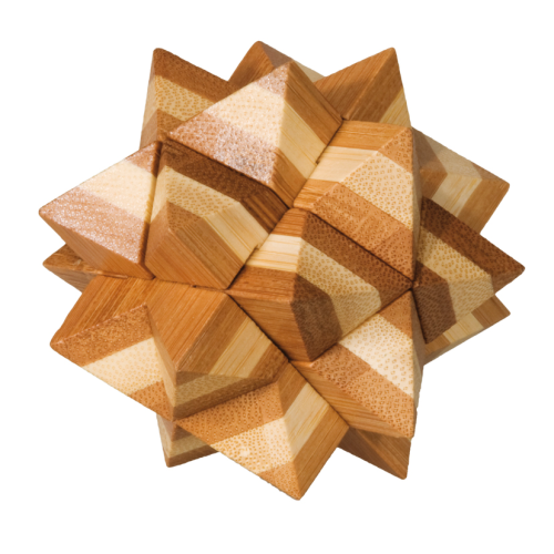 Star 3D Bamboo Puzzle Fridolin (ONLINE ORDER ONLY)