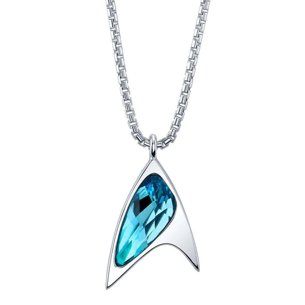 Star Trek X RockLove Blue Crystal Delta Pendant (ONLINE ORDER ONLY)