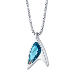 Star Trek X RockLove Blue Crystal Delta Pendant (ONLINE ORDER ONLY)