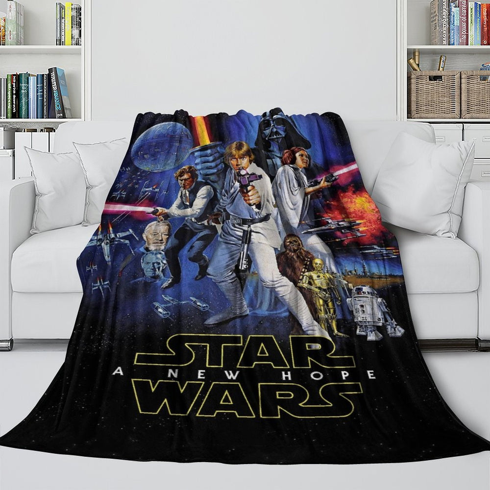 Star Wars A New Hope Blanket Flannel Throw Room Decoration (ONLINE ORDER ONLY)