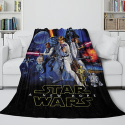 Star Wars A New Hope Blanket Flannel Throw Room Decoration (ONLINE ORDER ONLY)