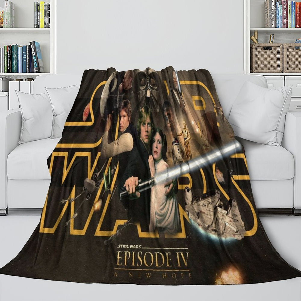 Star Wars A New Hope Blanket Flannel Throw Room Decoration (ONLINE ORDER ONLY)