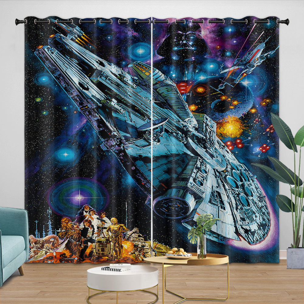 Star Wars A New Hope Curtains Blackout Window Drapes (ONLINE ORDER ONLY)