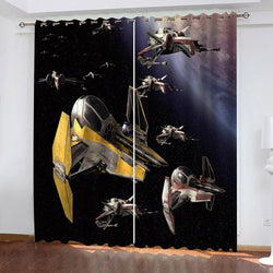 Star Wars Curtains Blackout Window Drapes Room Decoration (Online Order Only)