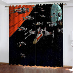 Star Wars Curtains Blackout Window Drapes Room Decoration (Online Order Only)