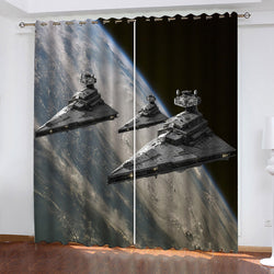 Star Wars Curtains Blackout Window Drapes Room Decoration (Online Order Only)