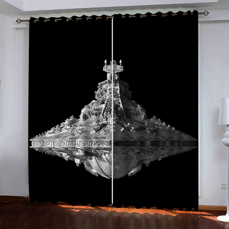 Star Wars Curtains Pattern Blackout Window Drapes (Online Order Only)