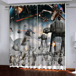 Star Wars Pattern Curtains Blackout Window Drapes (Online Order Only)