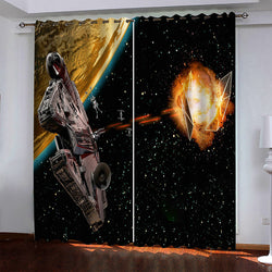 Star Wars Curtains Blackout Window Drapes (Online Order Only)