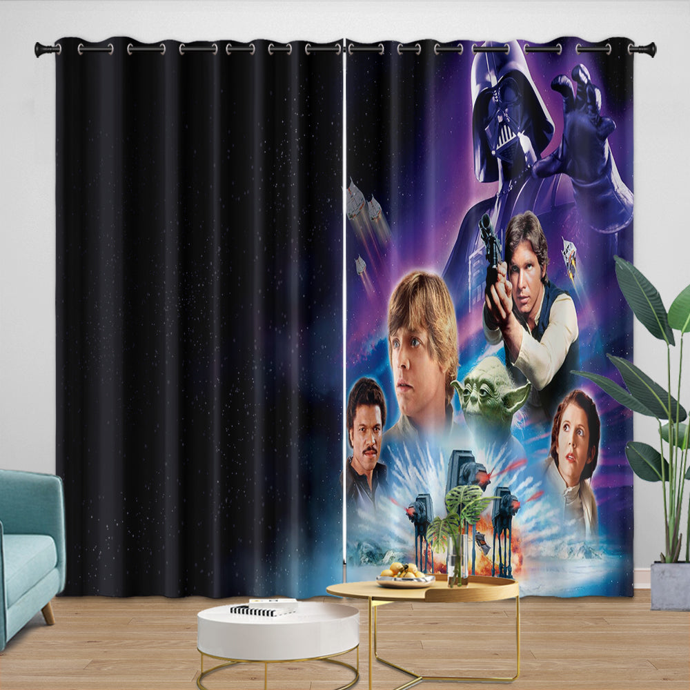 Star Wars Empire Strikes Back Curtains Blackout Window Drapes (ONLINE ORDER ONLY)