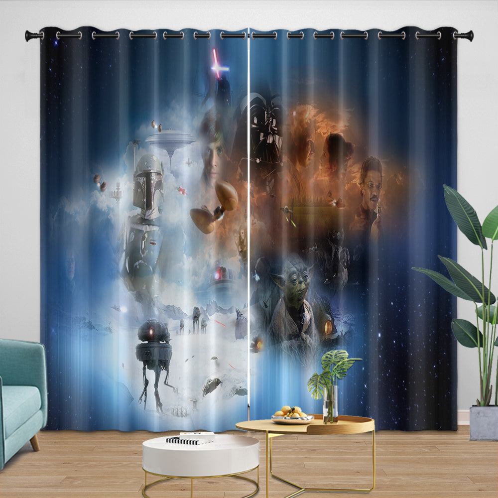 Star Wars Empire Strikes Back Curtains Blackout Window Drapes (ONLINE ORDER ONLY)