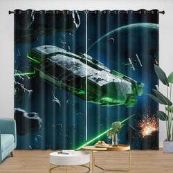 Star Wars Outlaws Curtains Blackout Window Drapes Room Decoration (Online Order Only)