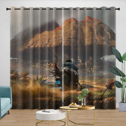 Star Wars Outlaws Curtains Blackout Window Drapes Room Decoration (Online Order Only)
