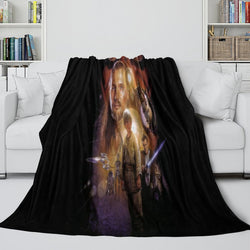 Star Wars Phantom Menace Blanket Flannel Throw Room Decoration (ONLINE ORDER ONLY)