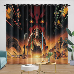 Star Wars Phantom Menace Curtains Blackout Window Drapes (ONLINE ORDER ONLY)