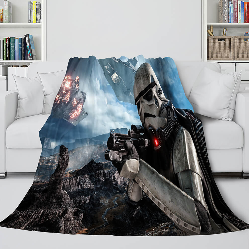 Star Wars Series Flannel Fleece Throw Cosplay Blanket (Online Order Only)