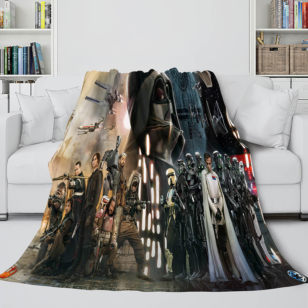 Star Wars Series Flannel Fleece Throw Cosplay Blanket (Online Order Only)