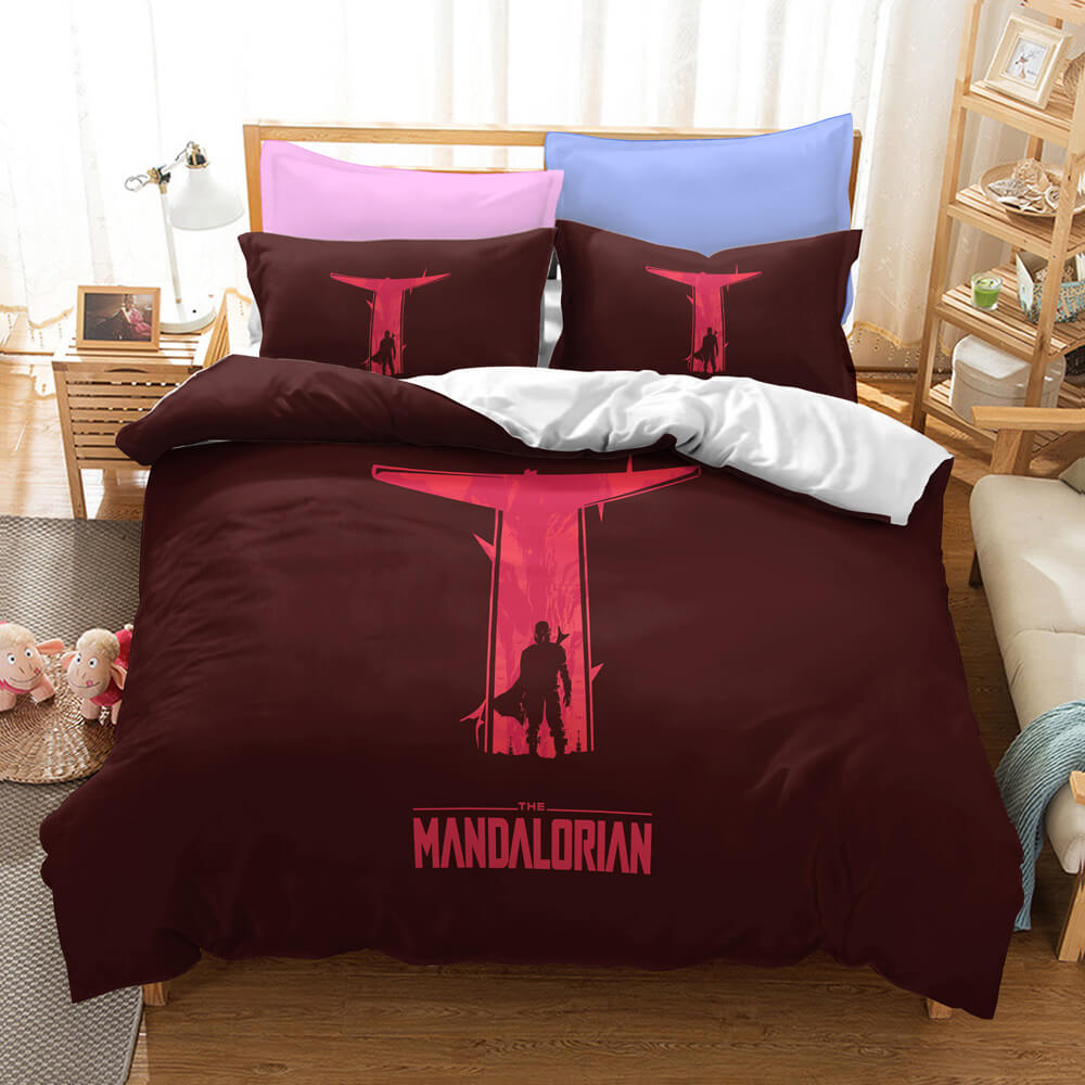 Star Wars The Mandalorian Cosplay Bedding Quilt Covers Without Filler (Online Order Only)