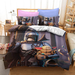 Star Wars The Mandalorian Cosplay Bedding Quilt Covers Without Filler (Online Order Only)