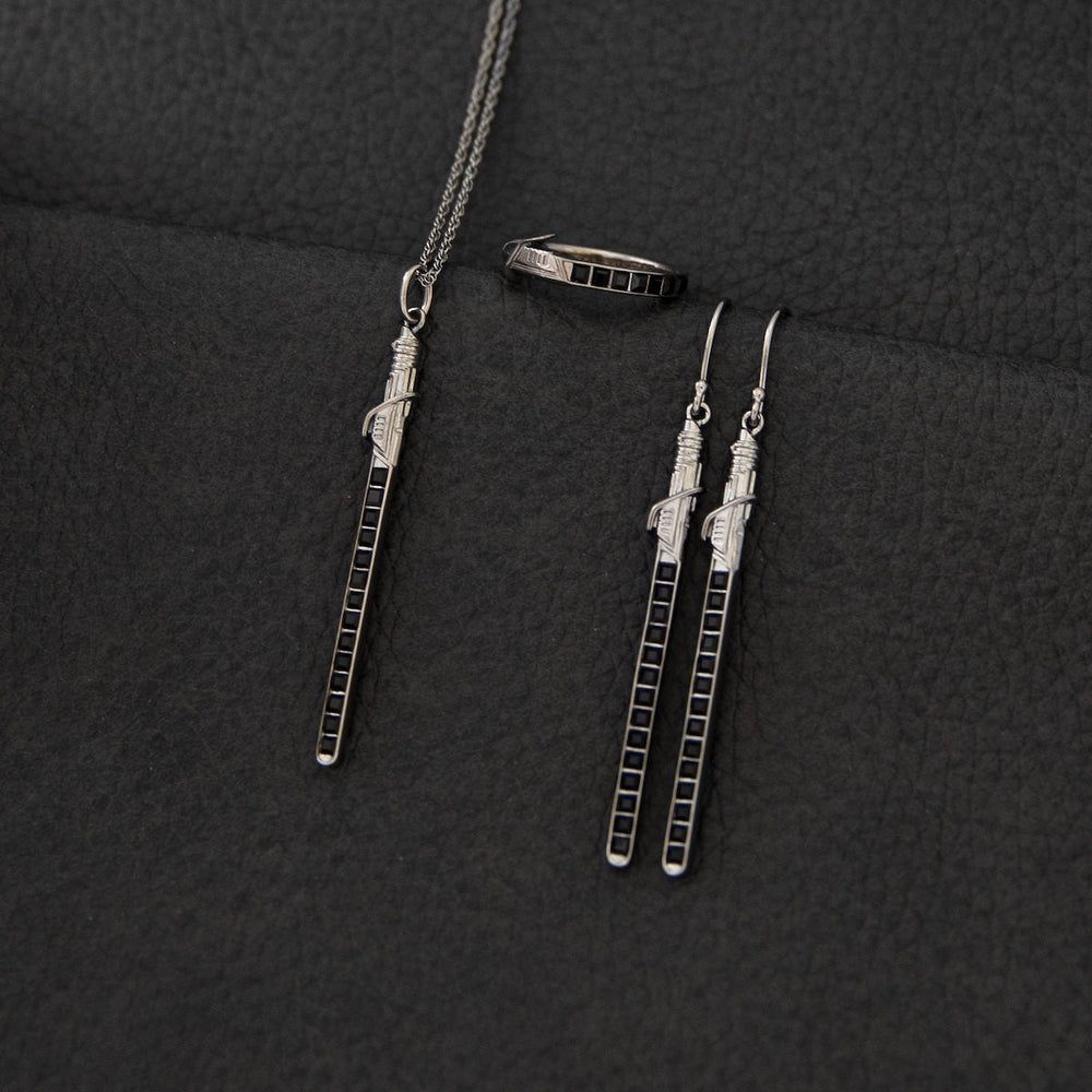 Star Wars X RockLove Darksaber Crystal Lightsaber Ring (ONLINE ORDER ONLY)