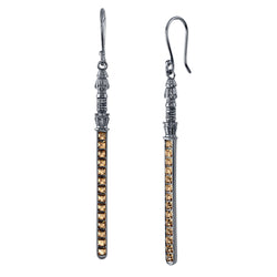 Star Wars X RockLove Rey Crystal Lightsaber Earrings (ONLINE ORDER ONLY)