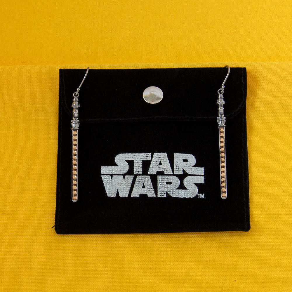 Star Wars X RockLove Rey Crystal Lightsaber Earrings (ONLINE ORDER ONLY)