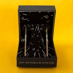 Star Wars X RockLove Rey Crystal Lightsaber Earrings (ONLINE ORDER ONLY)