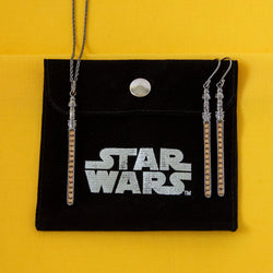 Star Wars X RockLove Rey Crystal Lightsaber Earrings (ONLINE ORDER ONLY)