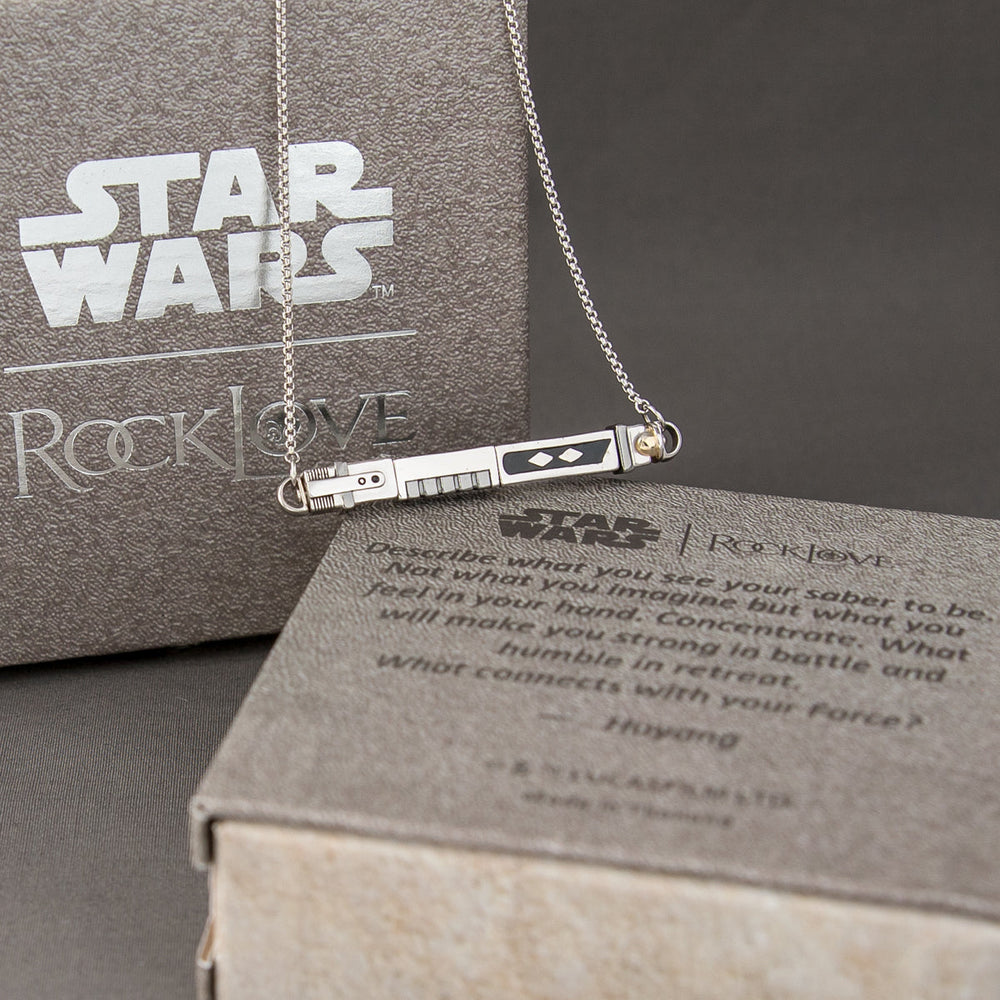 Star Wars X RockLove LIGHTSABER WORKSHOP Ahsoka Tano Lightsaber Necklace (ONLINE ORDER ONLY)