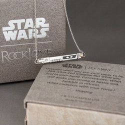 Star Wars X RockLove LIGHTSABER WORKSHOP Ahsoka Tano Lightsaber Necklace (ONLINE ORDER ONLY)