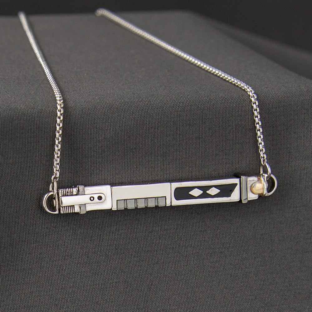 Star Wars X RockLove LIGHTSABER WORKSHOP Ahsoka Tano Lightsaber Necklace (ONLINE ORDER ONLY)