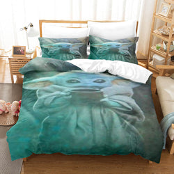 Star Wars Yoda Baby Pattern Bedding Set Quilt Cover Without Filler (Online Order Only)