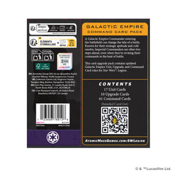Star Wars Legion: Galactic Empire Command Card Pack