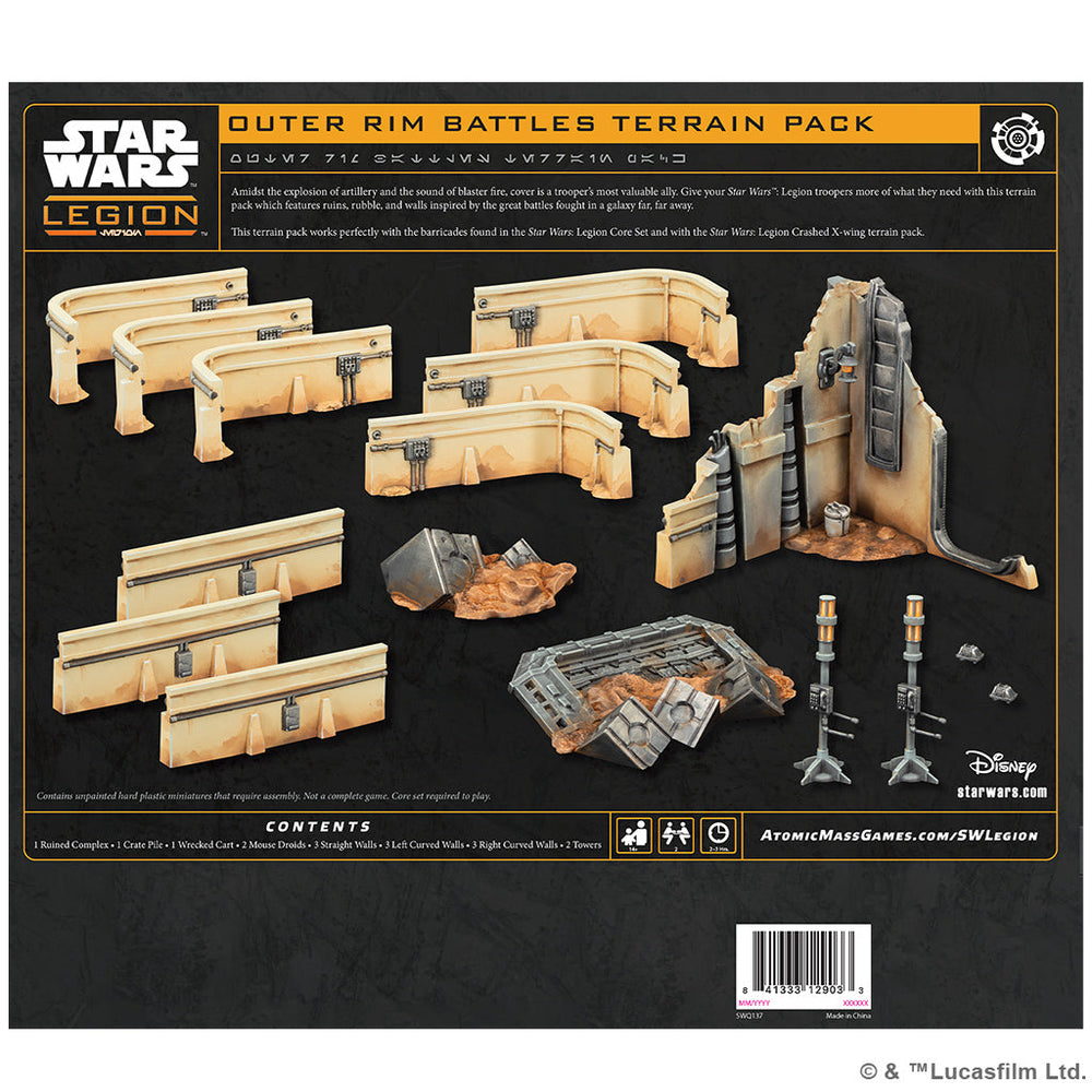 Star Wars Legion: Outer Rim Battles Terrain Pack (ONLINE ORDER ONLY)